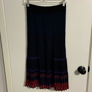 Kenzo Black and Red Knit Skirt